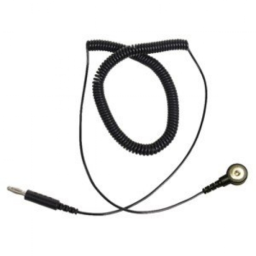 04538 trustat coil cord 12' 4mm snap 1meg