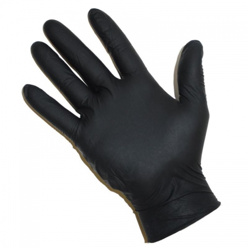 Nitrile Black Tough Disposable Gloves - XLarge Box/100