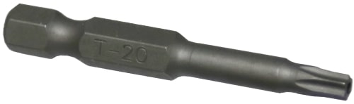 T20 Tamperproof Torx 1/4" Hex Bit 50mm Long