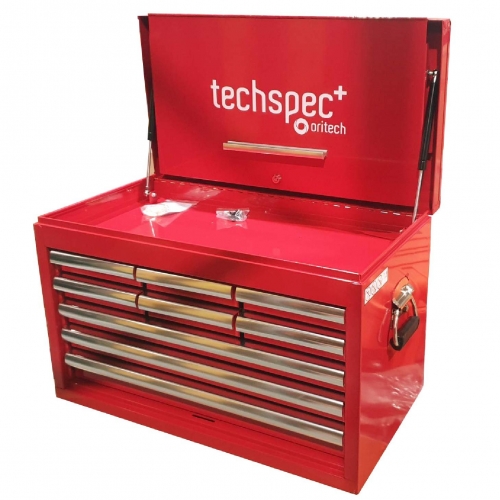TechSpec 9-Drawer Tool Chest with Lockable Drop Front 23080176